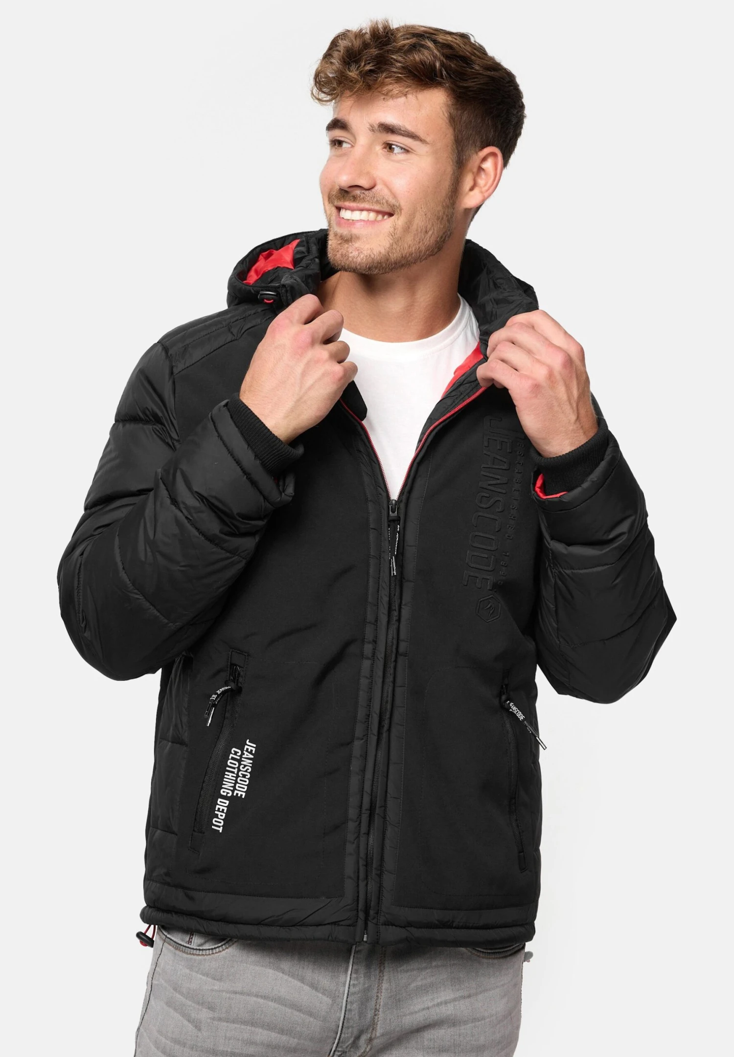 Indicode Jeans Winterjas - Black 1 Indicode Jeans Winterjas - Black