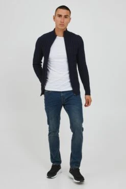 Indicode Jeans Vesten Gebreid Vest Heren Navy -Indicode Jeans Verkoop e4562130d7cb9613f1e3eb9e635e2795