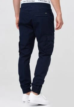 Indicode Jeans Cargobroeken Regular Cargobroek Leonard Heren Blauw -Indicode Jeans Verkoop e47b1a07cccec131af4ed18733701503