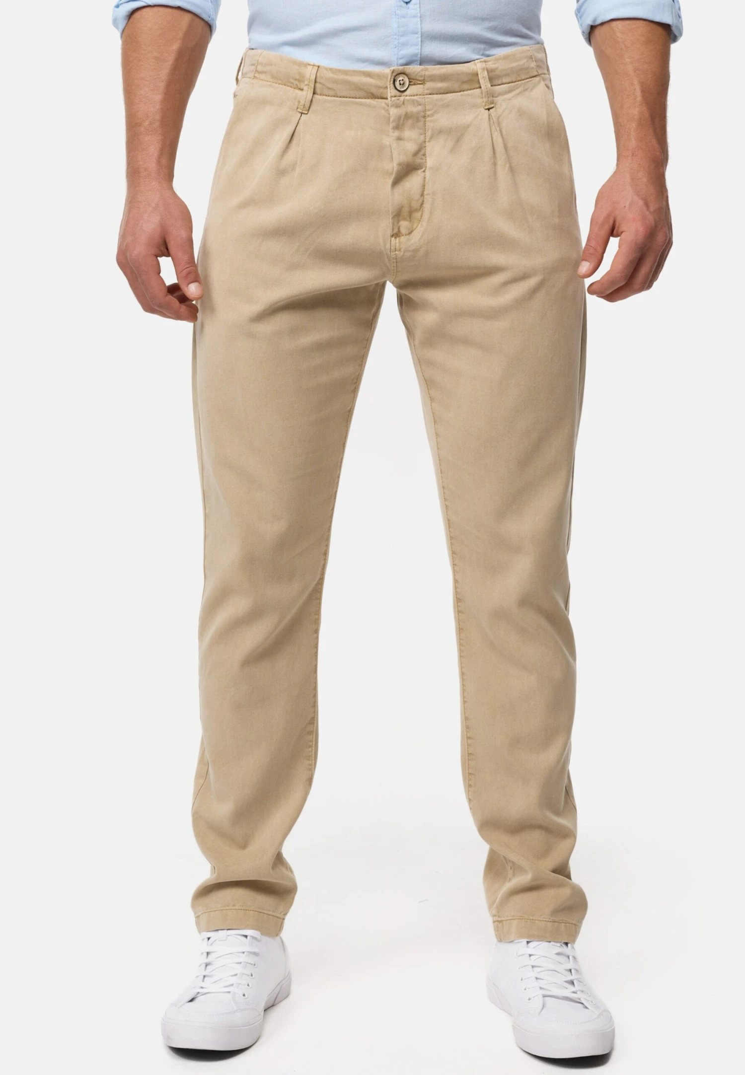 Indicode Jeans Chinos Regular Chino Ville Heren Beige 2 Indicode Jeans Chinos Regular Chino Ville Heren Beige - Image 2