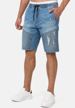 Indicode Jeans Mit Elastisc - Jeansshort - Blue -Indicode Jeans Verkoop e6b1b7c9dbe1455d8258d993a9554d47