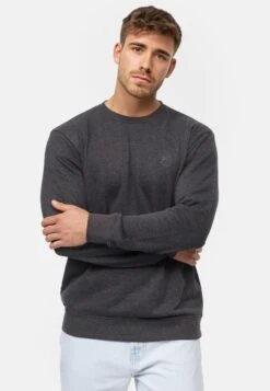 Indicode Jeans Holt - Sweater - Charcoal Mix