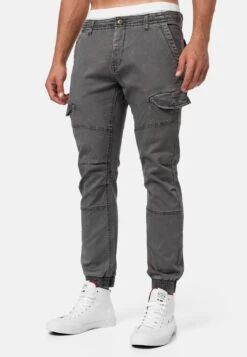Indicode Jeans Cargobroeken Regular Cargobroek Heren Grijs -Indicode Jeans Verkoop e74b930a14296a267b9e337a315362f8