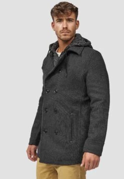 Indicode Jeans Halflange Jas - Black Mix -Indicode Jeans Verkoop e89f8450df524a70afc9cb77dfd7b0a3