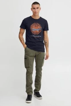 Indicode Jeans T-shirts Shirt Ronny Heren Navy -Indicode Jeans Verkoop e8c5dcd3b7f66a410780625353e6fad4