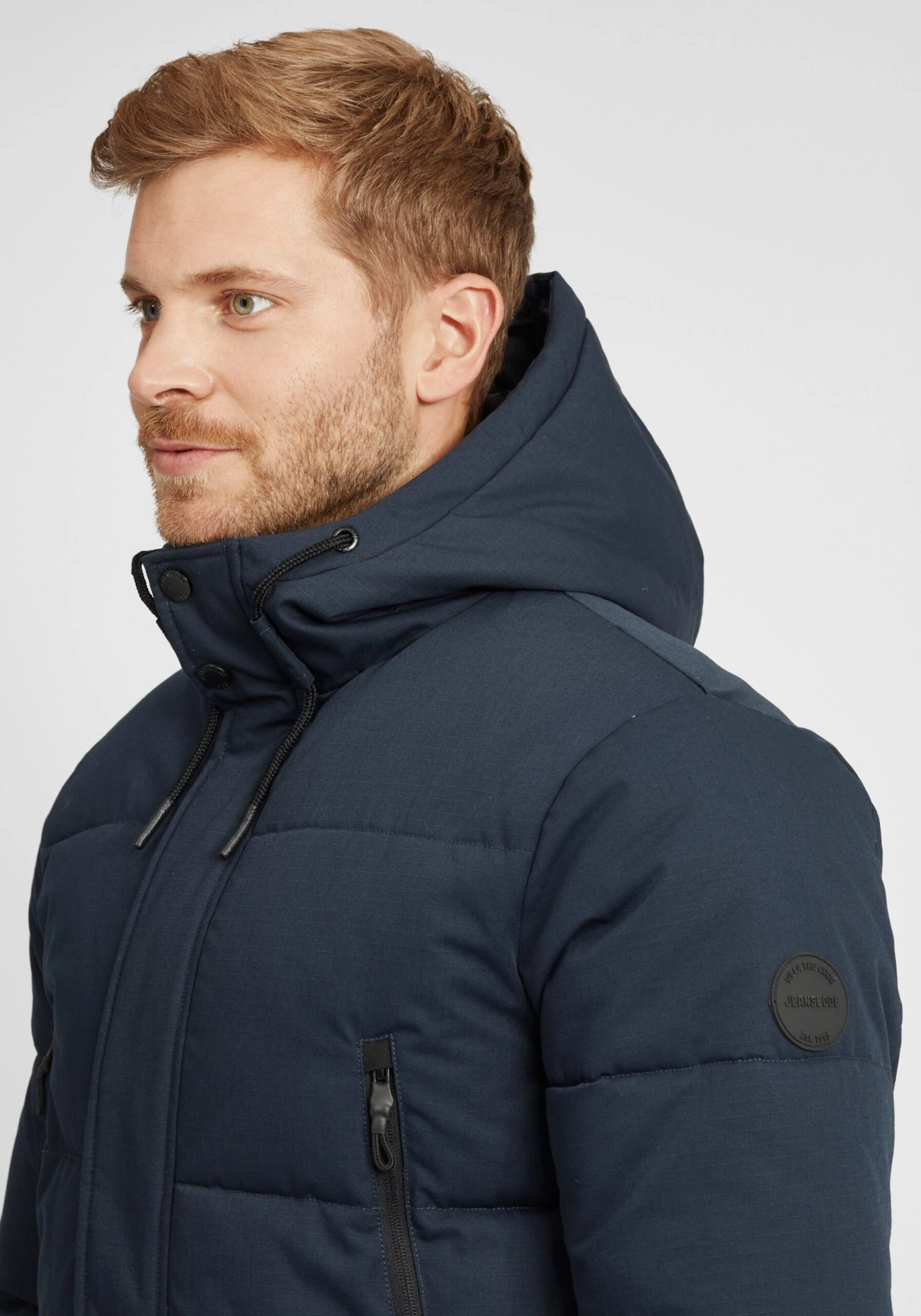 Indicode Jeans Parkas Winterparka Cavert Heren Marine / Navy / Donkerblauw 5 Indicode Jeans Parkas Winterparka Cavert Heren Marine / Navy / Donkerblauw - Image 5