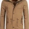 Indicode Jeans Parkas Winterparka Barge Heren Lichtbruin