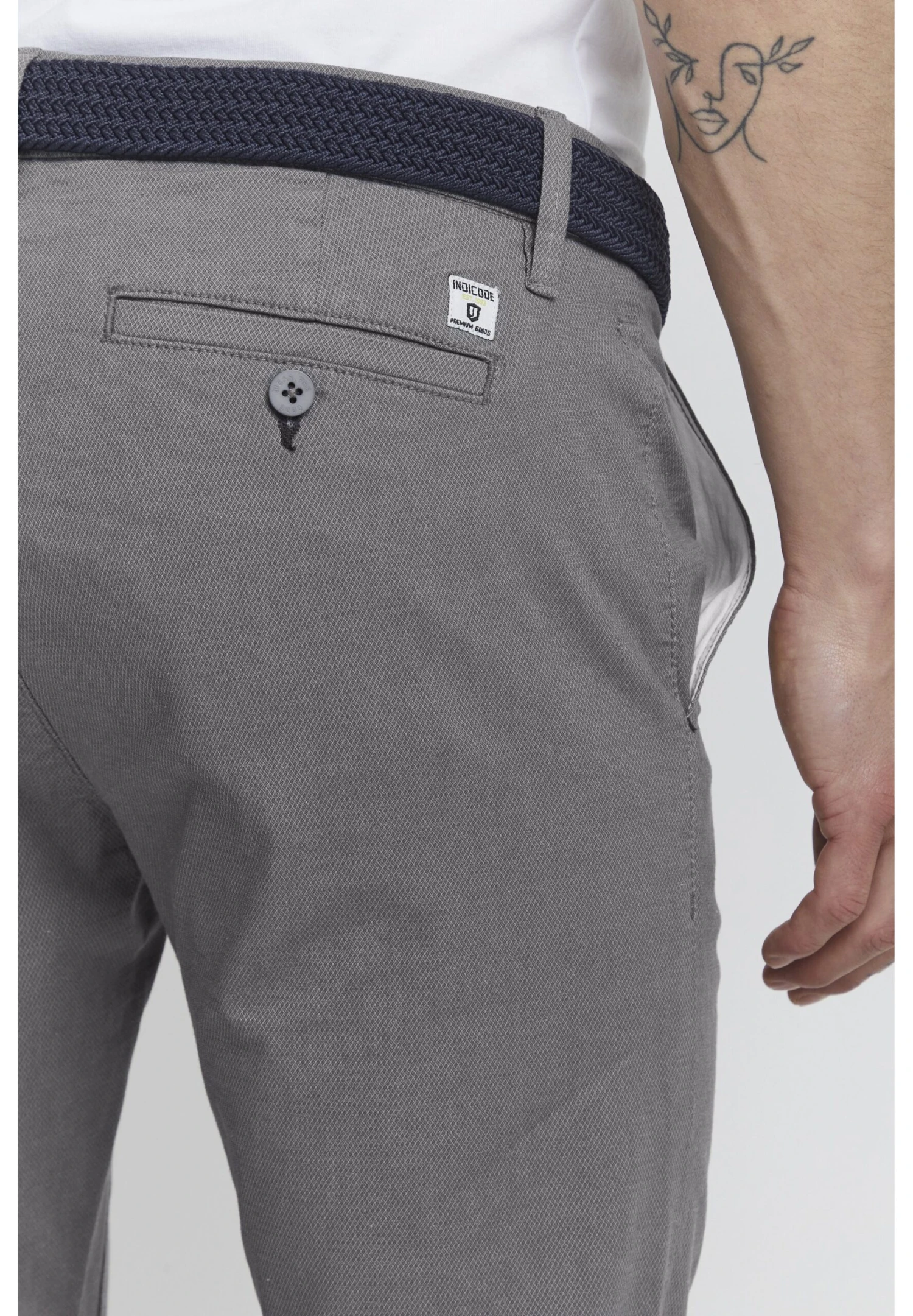Indicode Jeans Chino - Light Grey 5 Indicode Jeans Chino - Light Grey - Image 5