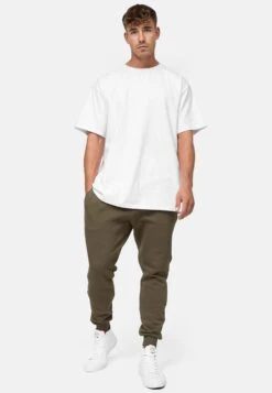 Indicode Jeans Sweatpants Tapered Broek Alejandra Heren Kaki -Indicode Jeans Verkoop eb508fd83f5c7098d93a1eff7cbb5cc8