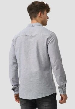 Indicode Jeans Langarm Kepner - Overhemd - Iron -Indicode Jeans Verkoop ebbe6e8b0ec949659e8ccb97c5495c42