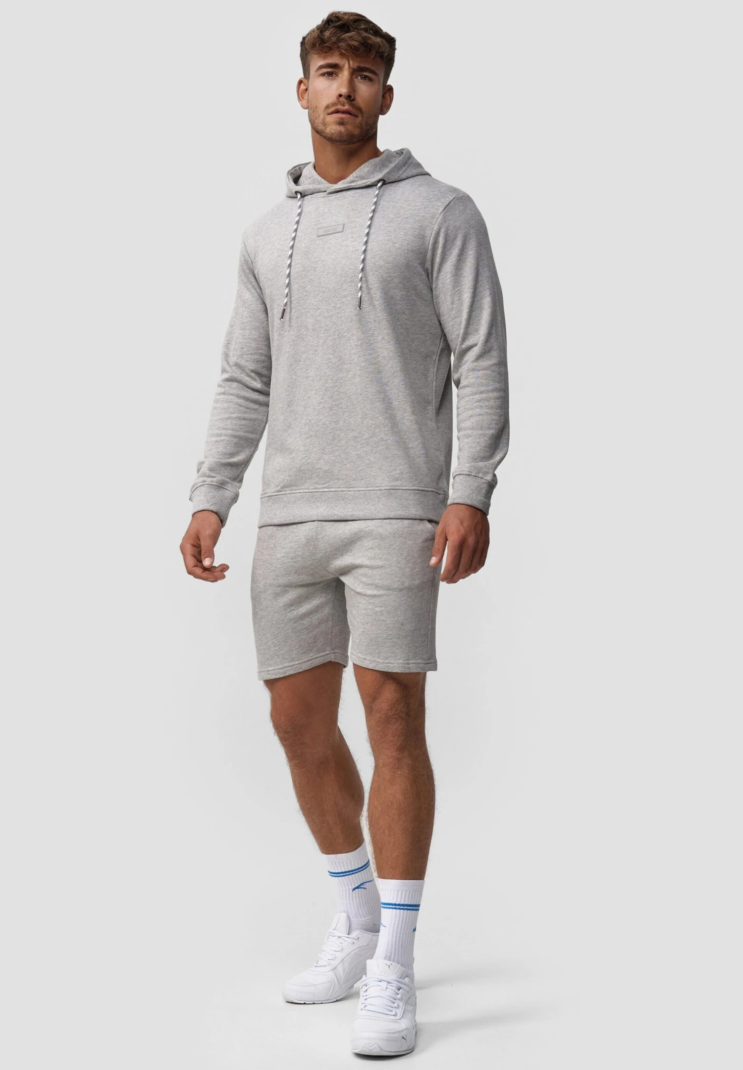 Indicode Jeans Bentley - Hoodie - Lt Grey Mix 2 Indicode Jeans Bentley - Hoodie - Lt Grey Mix - Image 2