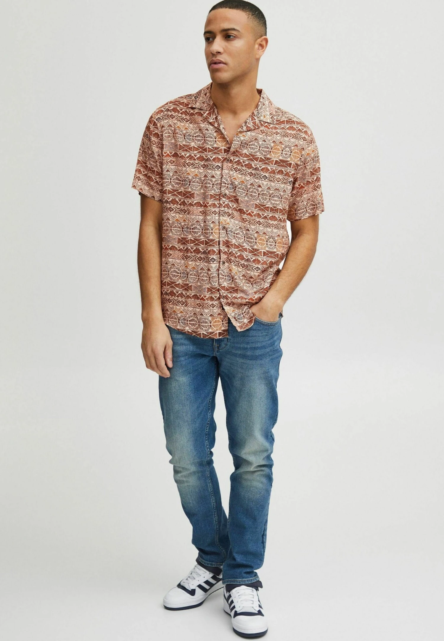 Indicode Jeans Idmariol - Overhemd - Coffee Bean 2 Indicode Jeans Idmariol - Overhemd - Coffee Bean - Image 2