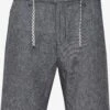 Indicode Jeans Shorts Regular Broek GALGO Heren Donkergrijs