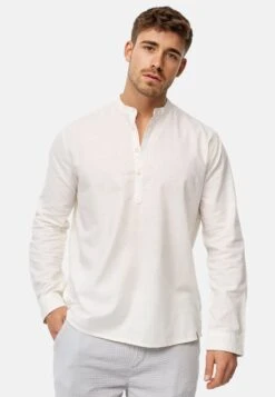 Indicode Jeans Langarm Waylon - Overhemd - Vanilla Ice
