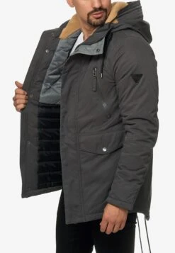 Indicode Jeans Parkas Winterparka Loaf Heren Donkergrijs -Indicode Jeans Verkoop ef2a00f4f2ca08a7d0b02da0e99723a8