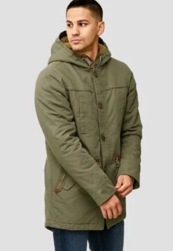 Indicode Jeans Winterjas - Dark Green -Indicode Jeans Verkoop ef4a7202d0244f5c9d52352fb949d503