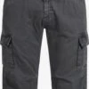 Indicode Jeans Cargo Shorts Regular Cargobroek Nicolas Heren Donkergrijs