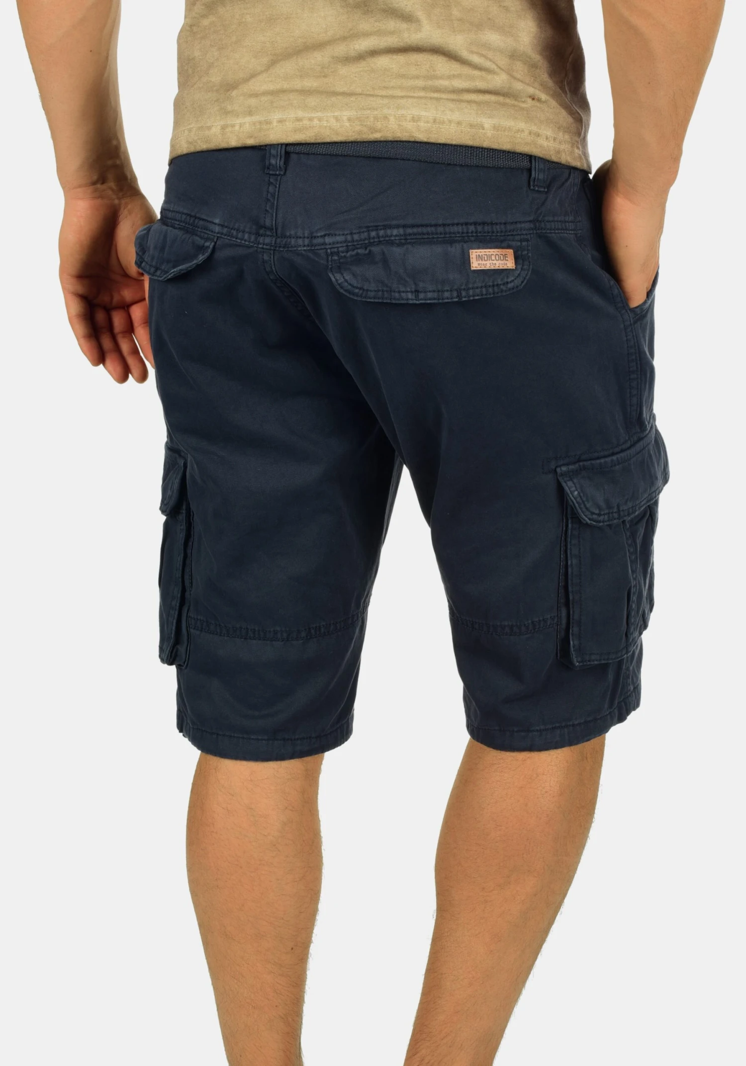 Indicode Jeans Cargo Shorts Regular Cargobroek Costa Heren Navy 3 Indicode Jeans Cargo Shorts Regular Cargobroek Costa Heren Navy - Image 3