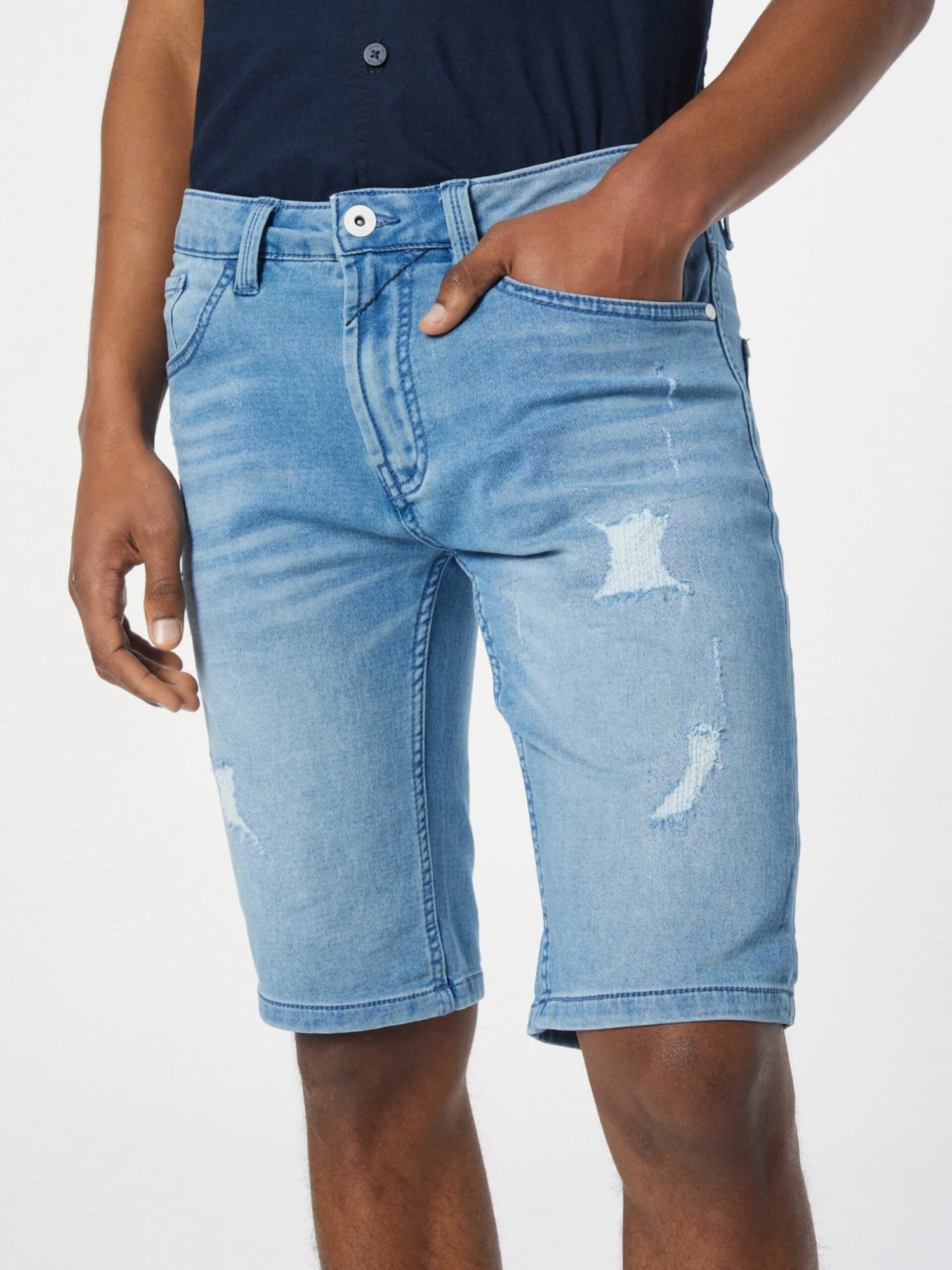 Indicode Jeans Denim Shorts Slimfit Jeans Heren Blauw 2 Indicode Jeans Denim Shorts Slimfit Jeans Heren Blauw - Image 2