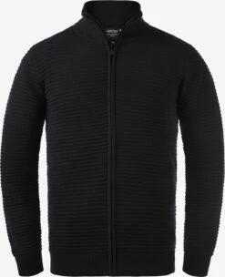 Indicode Jeans Vesten Gebreid Vest Arctic Heren Zwart