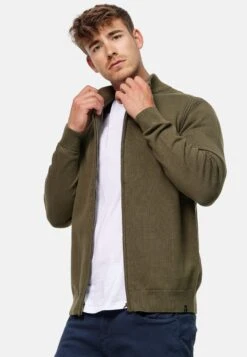 Indicode Jeans Vesten Gebreid Vest Buch Heren Groen -Indicode Jeans Verkoop f080697de61c25bf4836d7f1e965e976