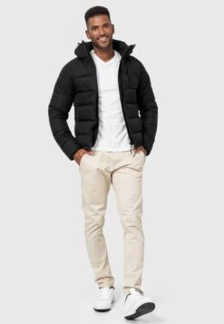 Indicode Jeans Winterjassen Winterjas Heren Zwart -Indicode Jeans Verkoop f0ba7a85b28ec0200da4ee86064701d3