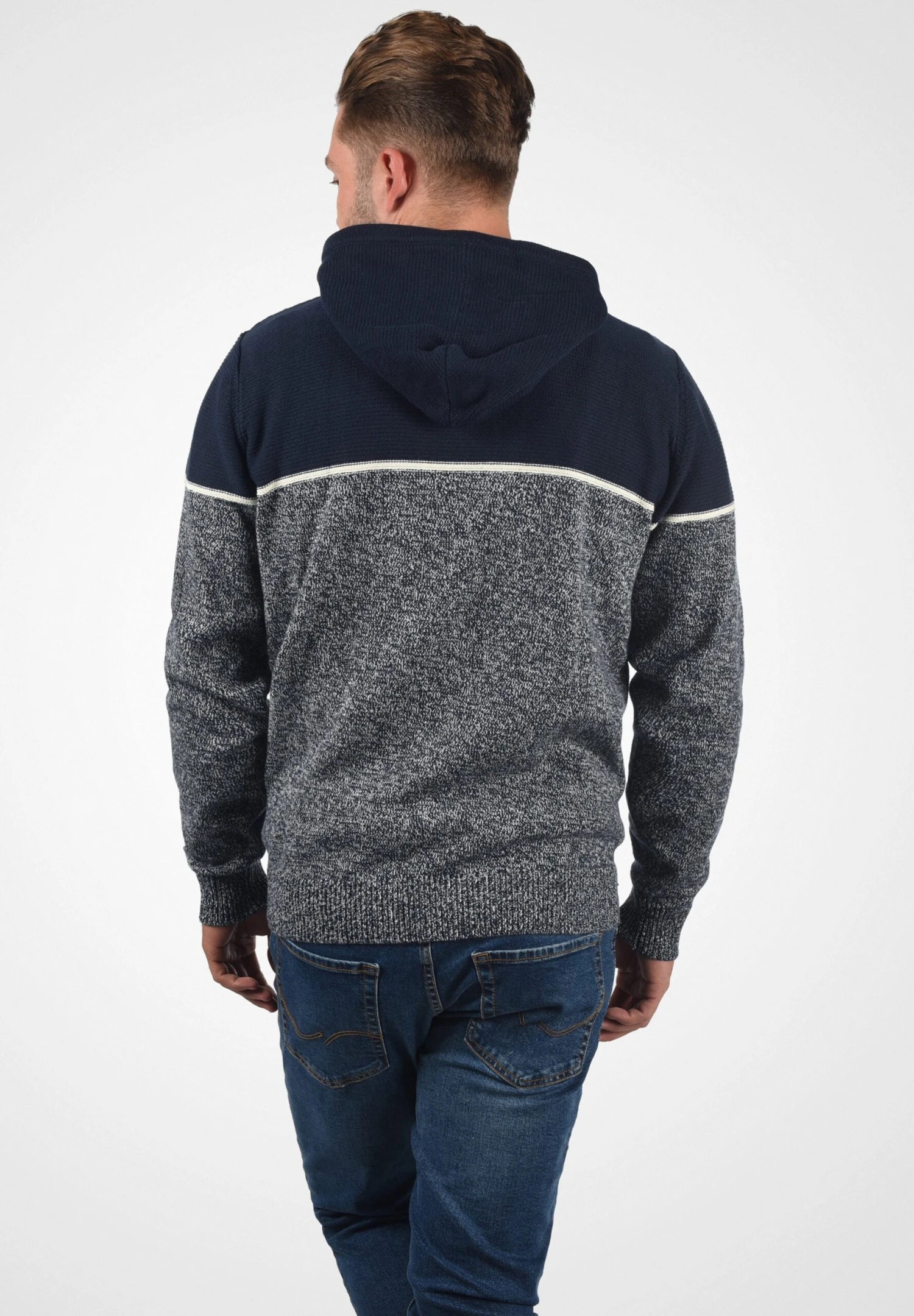 Indicode Jeans Idlynde - Hoodie - Navy 3 Indicode Jeans Idlynde - Hoodie - Navy - Image 3