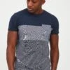 Indicode Jeans Idmorler - T-Shirt Print - Navy