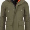Indicode Jeans Parkas Winterparka Waters Heren Olijfgroen