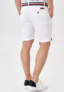 Indicode Jeans Chino Shorts Regular Chino Creel Heren Wit -Indicode Jeans Verkoop f278a0ca14d21a40e2914995c01dca83