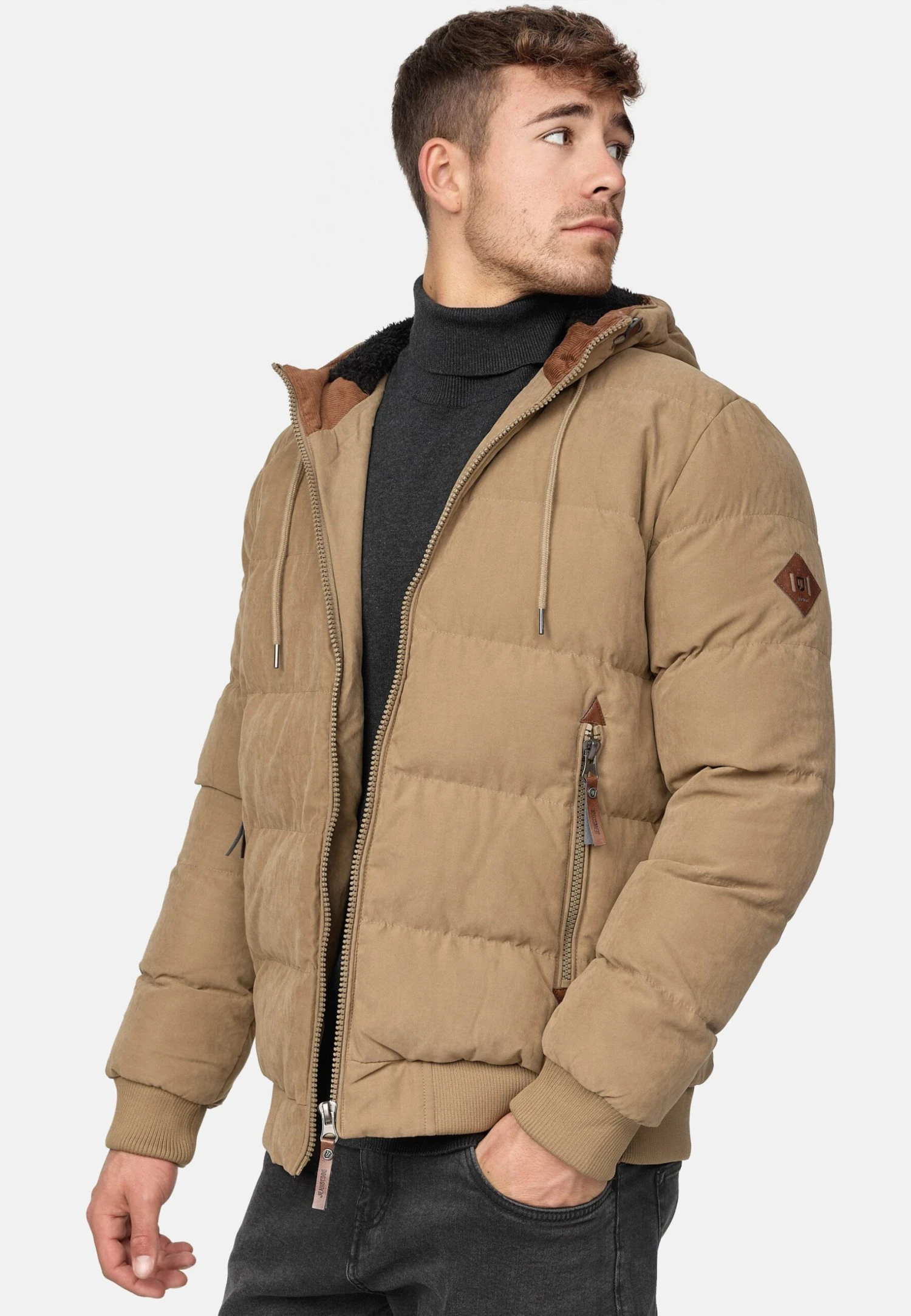 Indicode Jeans Winterjas - Brown 5 Indicode Jeans Winterjas - Brown - Image 5