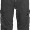 Indicode Jeans Cargo Shorts Regular Cargobroek Nicolas Heren Zwart
