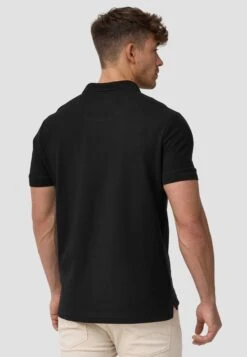 Indicode Jeans Polos Shirt Wadim Heren Zwart -Indicode Jeans Verkoop f364ab517532f3b7856b966440af9557