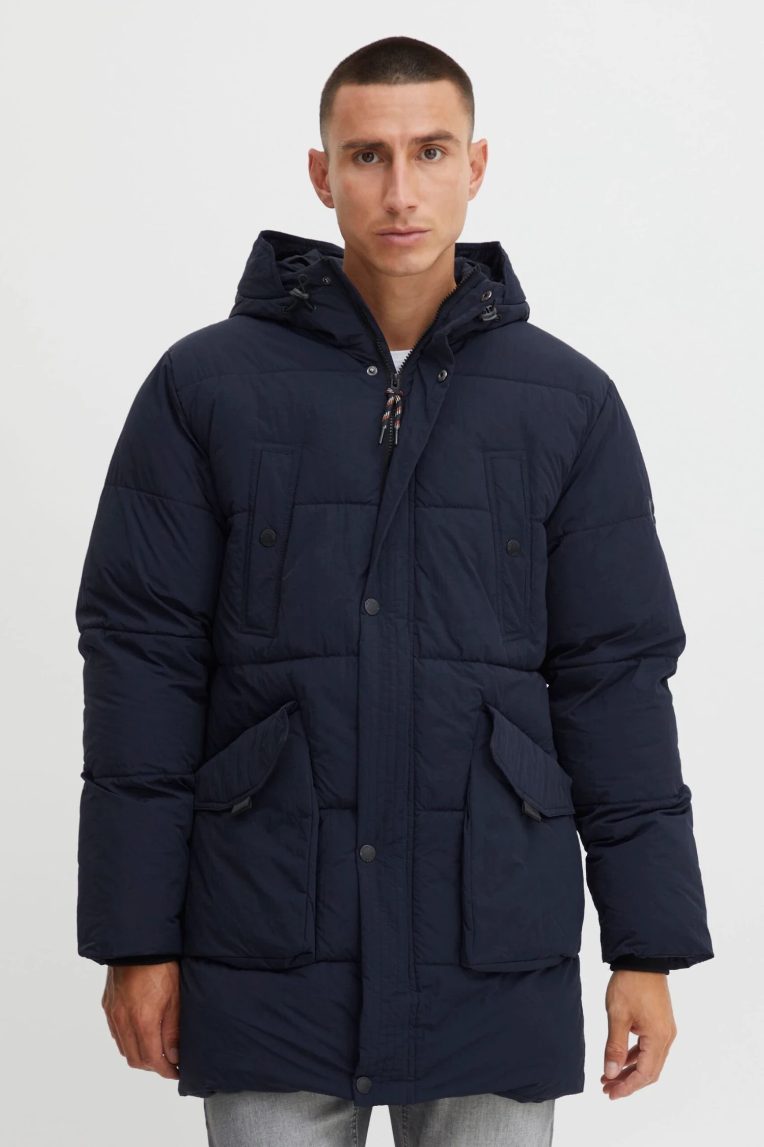 Indicode Jeans Parkas Winterparka Idzeppal Heren Navy 2 Indicode Jeans Parkas Winterparka Idzeppal Heren Navy - Image 2