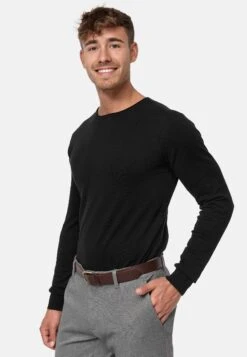Indicode Jeans Gamal - Trui - Black -Indicode Jeans Verkoop f411a09f32b7468fa68b6e3f801eb3f9