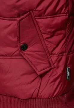 Indicode Jeans Winterjassen Winterjas Adrian ZA Heren Bordeaux -Indicode Jeans Verkoop f4213b2b9507e5d1d5640417fb4dc216