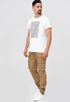 Indicode Jeans Cargobroeken Regular Cargobroek Leonard Heren Lichtbruin -Indicode Jeans Verkoop f592aa89ac83c7085fea50773d75cc41