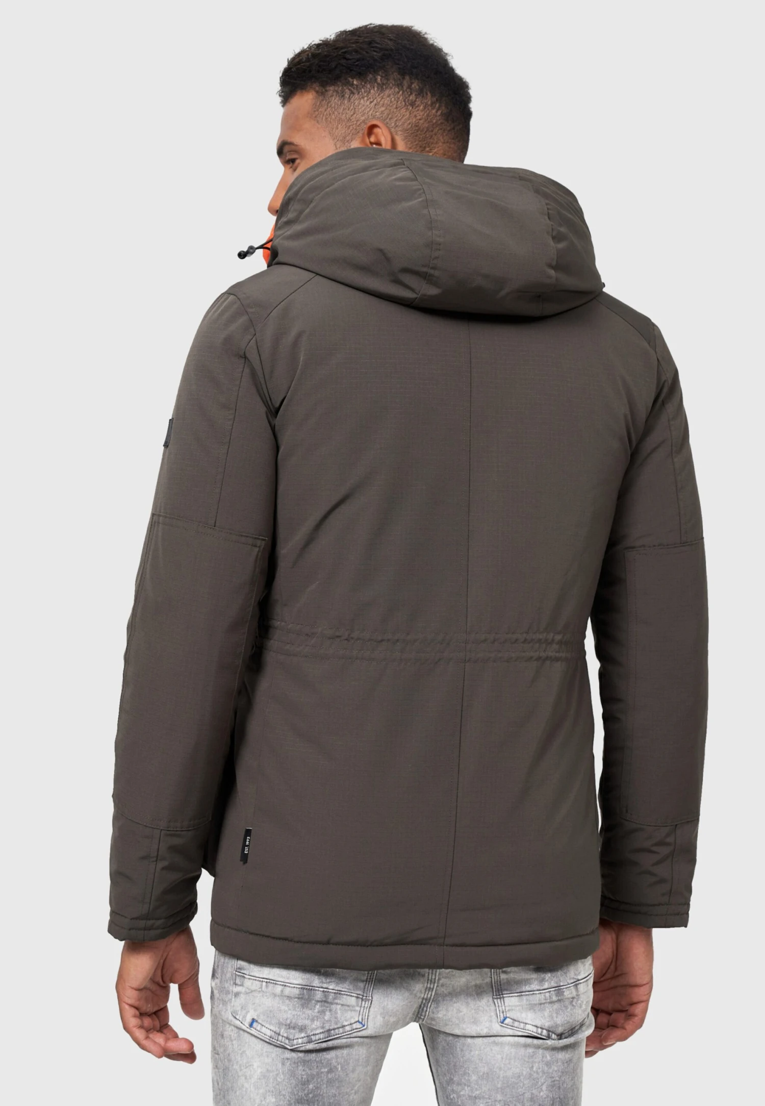 Indicode Jeans Parkas Winterparka Waters Heren Grijs 6 Indicode Jeans Parkas Winterparka Waters Heren Grijs - Image 6