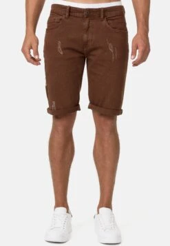 Indicode Jeans Jeansshort - Rootbeer