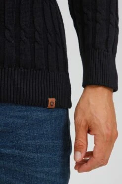 Indicode Jeans Crewneck Truien Trui PAULETTA Heren Zwart -Indicode Jeans Verkoop f6accbff3a8028b86c06168eef692e0f