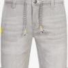 Indicode Jeans Denim Shorts Regular Broek Azibo Heren Lichtgrijs