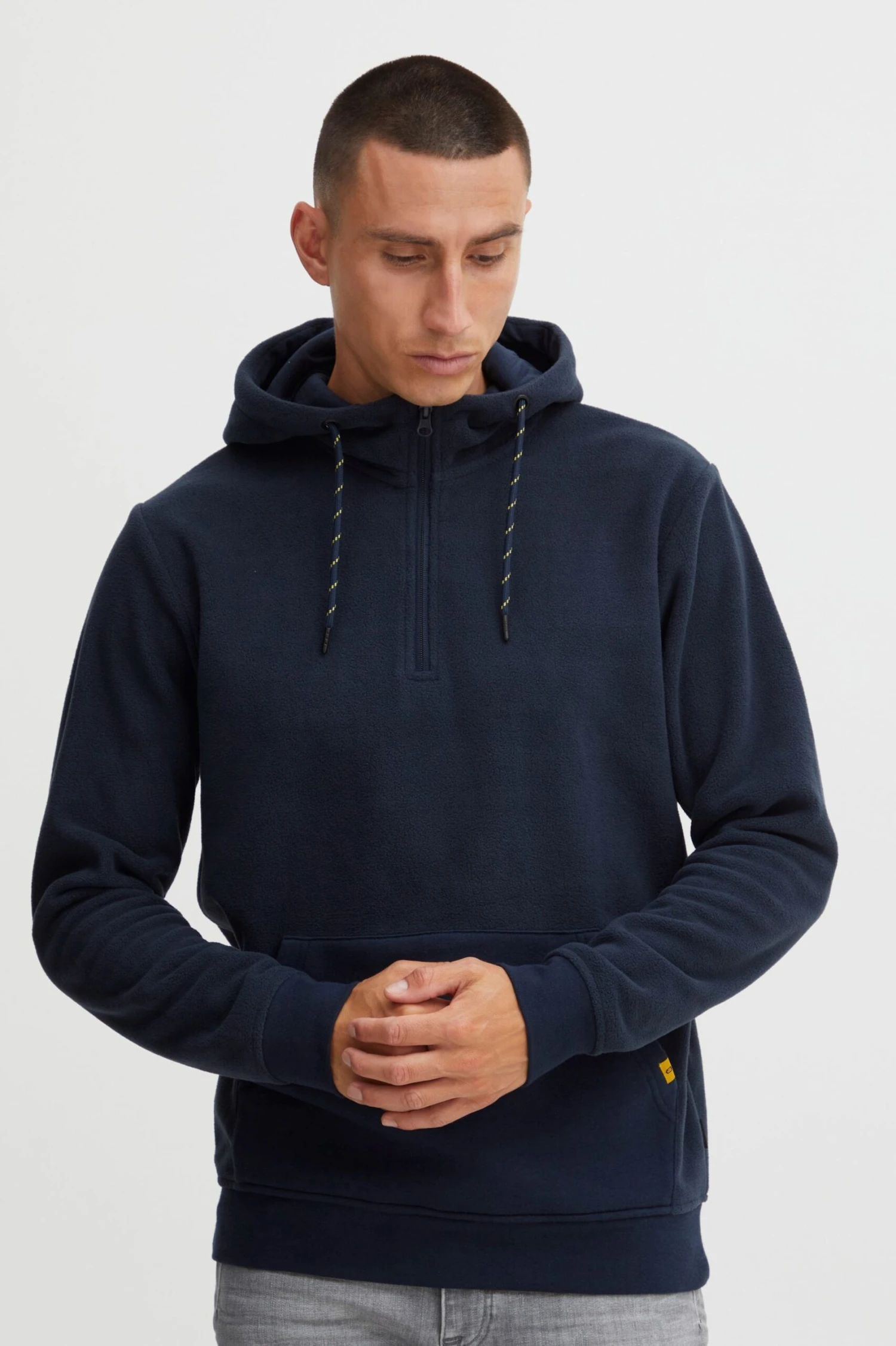 Indicode Jeans Crewneck Truien Trui Idlance Heren Navy 2 Indicode Jeans Crewneck Truien Trui Idlance Heren Navy - Image 2