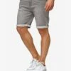 Indicode Jeans Denim Shorts Regular Jeans Lonar Heren Lichtgrijs