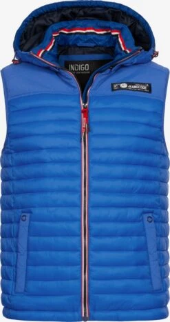 Indicode Jeans Bodywarmers Bodywarmer Leach Heren Blauw