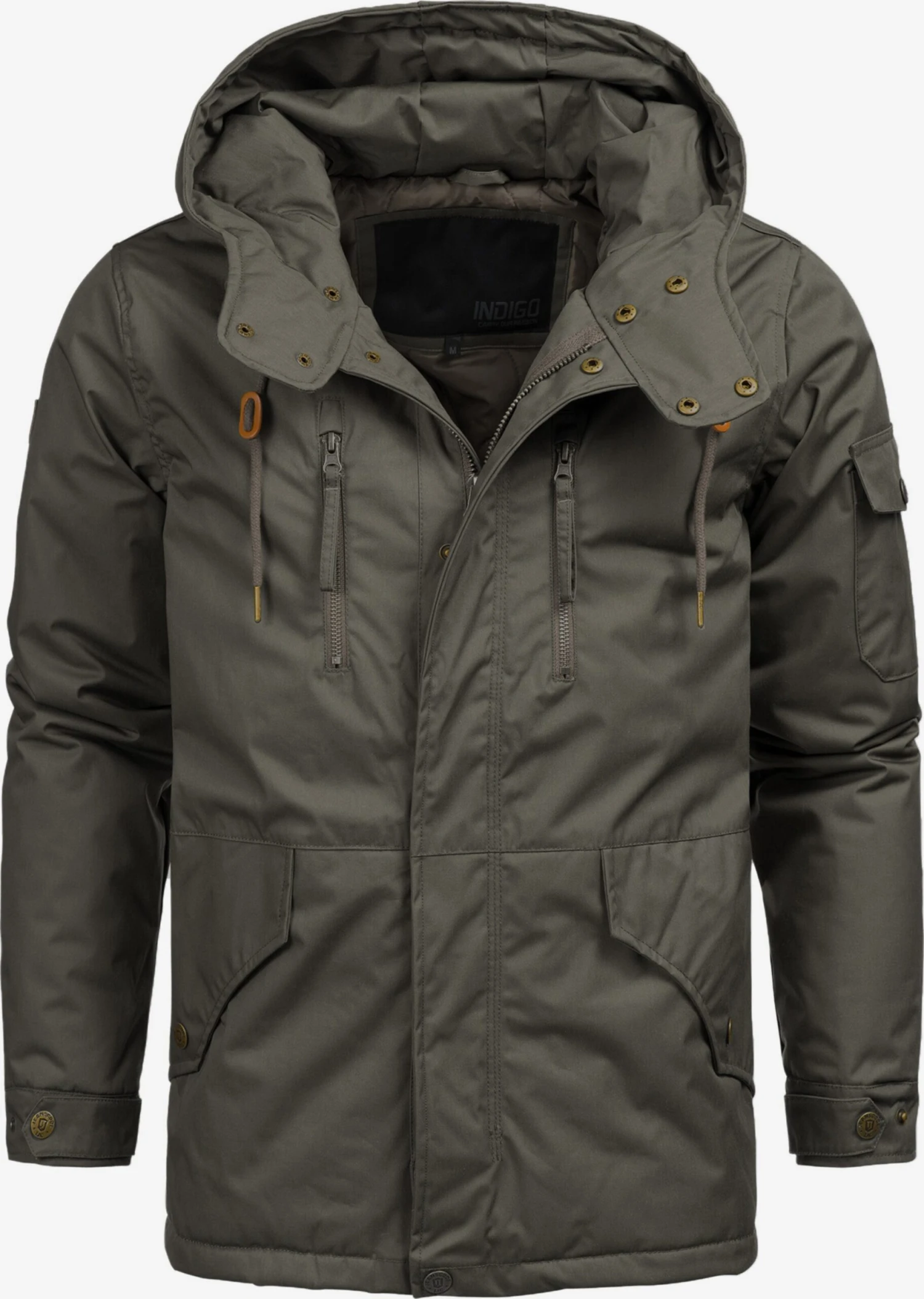 Indicode Jeans Winterjassen Winterjas Elmhurts Heren Grijs 1 Indicode Jeans Winterjassen Winterjas Elmhurts Heren Grijs