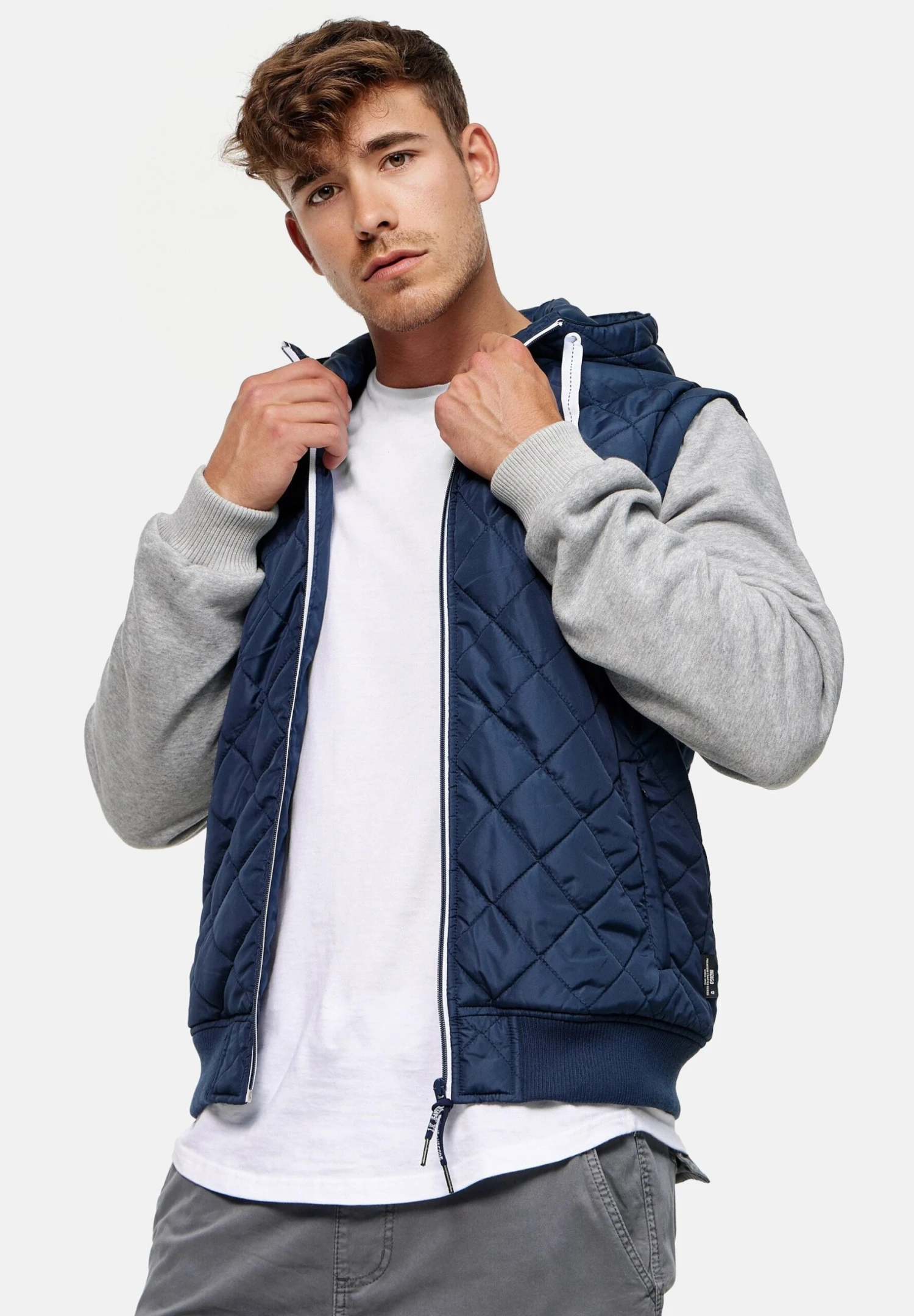 Indicode Jeans Harry - Lichte Jas - Dark Blue 4 Indicode Jeans Harry - Lichte Jas - Dark Blue - Image 4