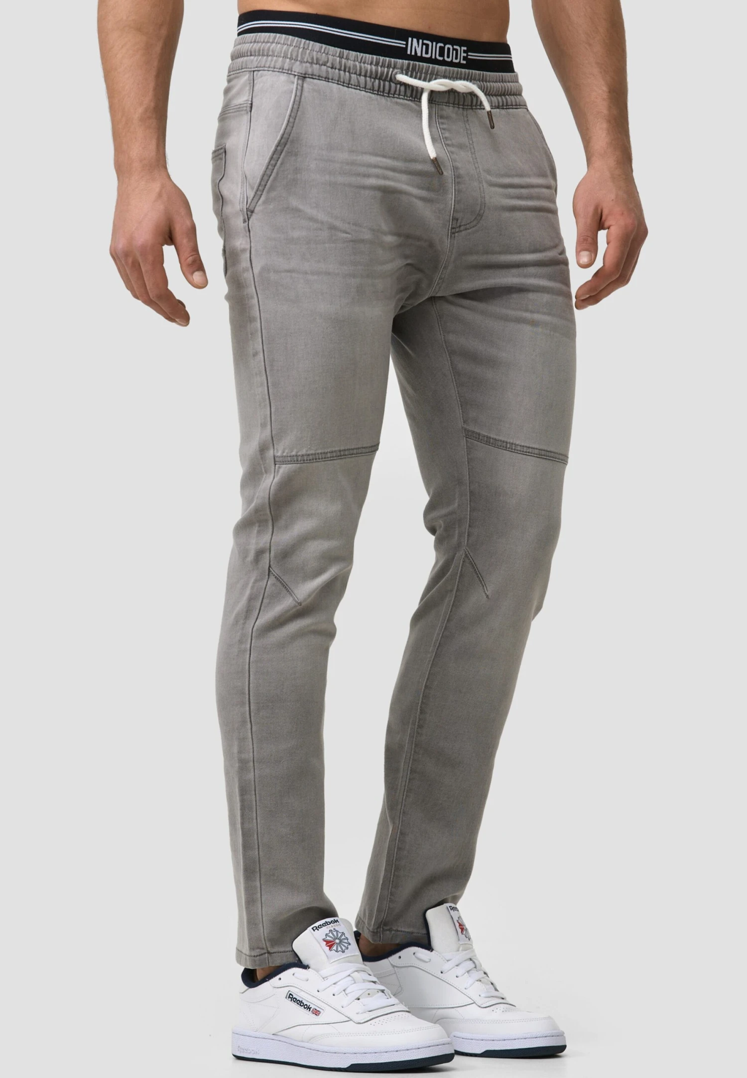 Indicode Jeans Pantalons Slimfit Broek Fabrizio Heren Grijs 5 Indicode Jeans Pantalons Slimfit Broek Fabrizio Heren Grijs - Image 5