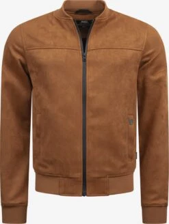 Indicode Jeans Leren Jassen Tussenjas Ibon Heren Sepia
