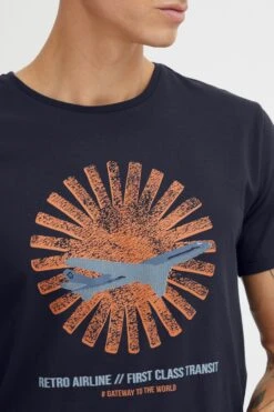 Indicode Jeans T-shirts Shirt Ronny Heren Navy -Indicode Jeans Verkoop fa8349b6841cd646e656a8a64c9650a7