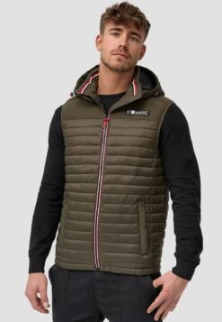 Indicode Jeans Bodywarmers Bodywarmer Leach Heren Groen -Indicode Jeans Verkoop fb556b39d55b7a34f0c297d0ac0a036e